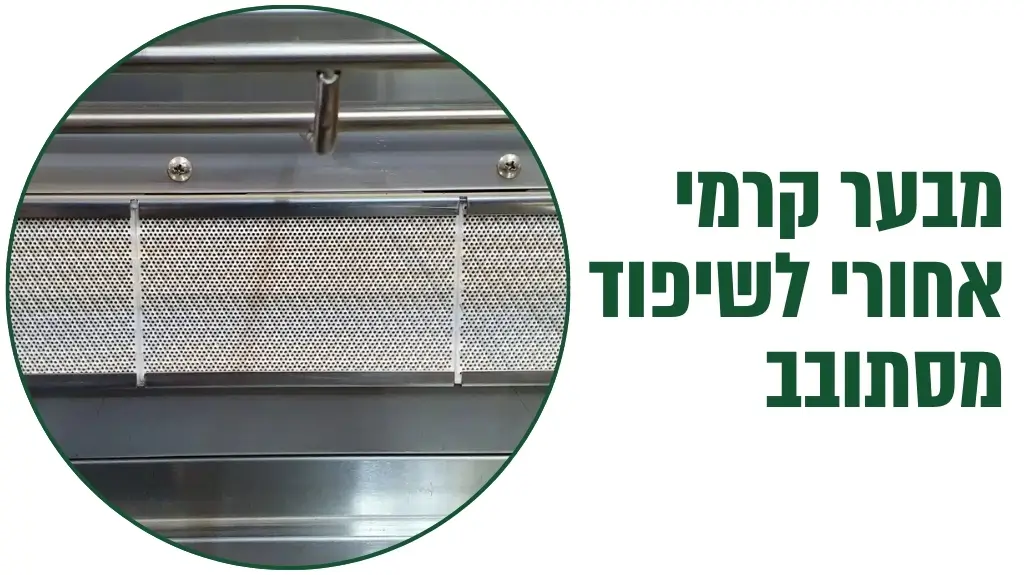 מבער קרמי אחורי לשיפוד